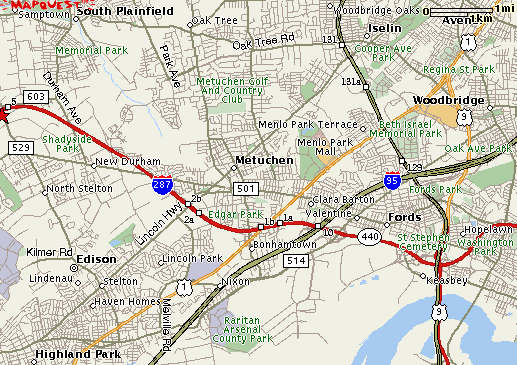 S Plainfield Map 