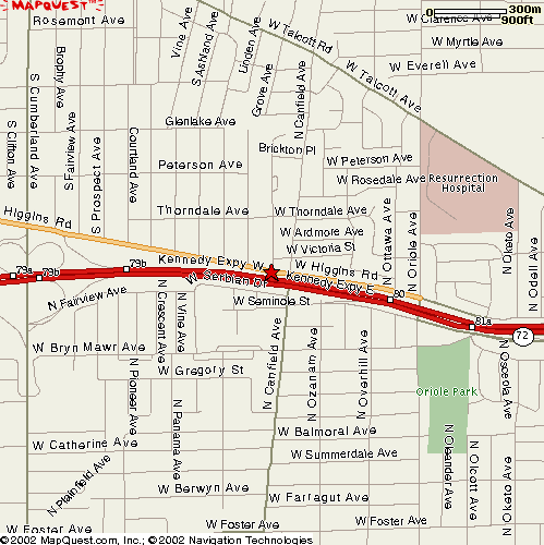 2002 Midwest Meet Location Map