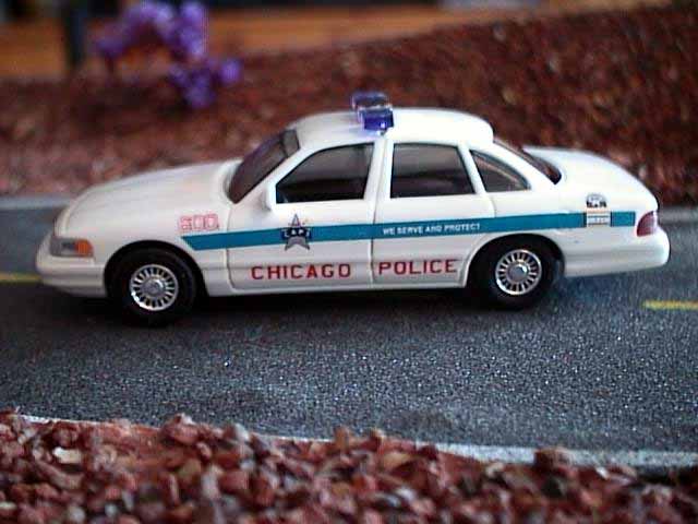 1:87 HO Cop Car Collection Ford Crown Victoria CHICAGO Police