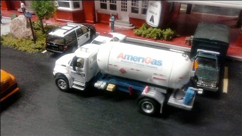 AmeriGas International 4300 Propane Delivery Truck - By Kevin Irwin.
