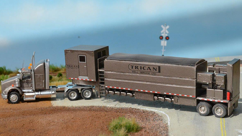 Trican Kenworth T800 Truck Tractor & Mixer Trailer - By Günter Storch