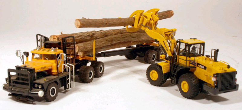Ho Scale Log Truck
