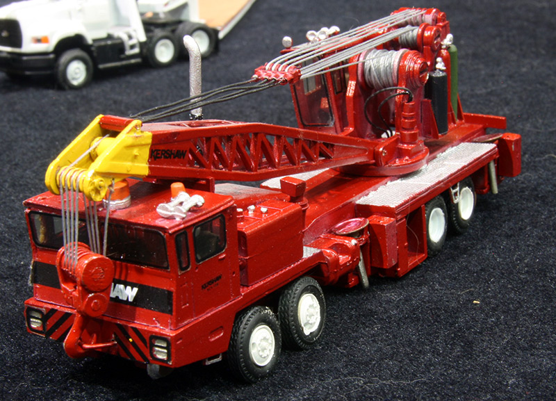Details about   Custom Finishing Models HO #7049 Kershaw RCT 130 Mobile Wrecking Crane kit 