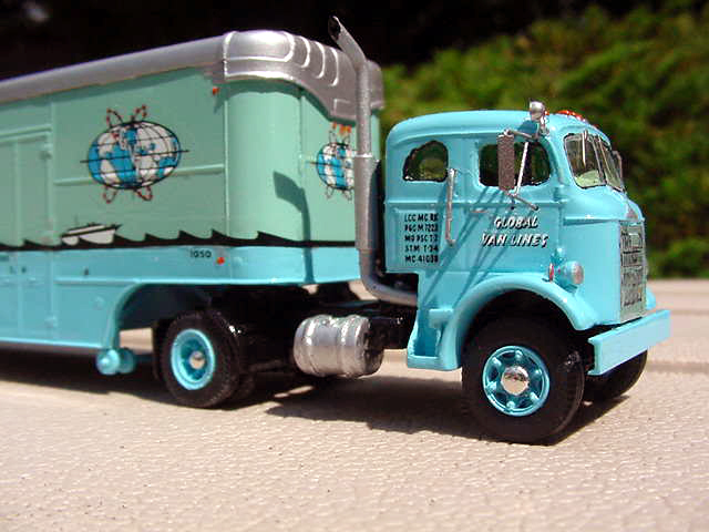 ALLIED VAN LINES 1966-1967 Mack trucks MODEL FL/FS MOVING VAN 8x10 B&W ...