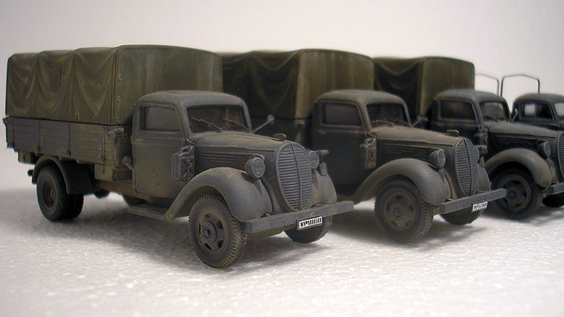German WW2 Ford Trucks