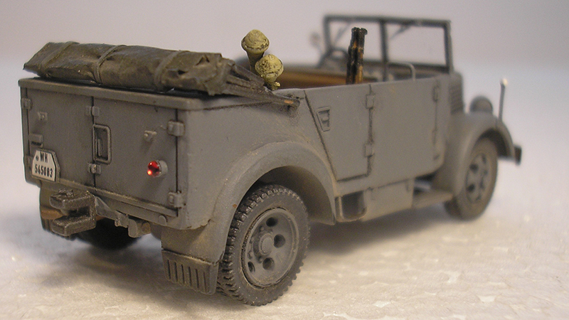 German WW Ll Mercedes Benz 1500 Heavy Car - By Rick Hoskinson