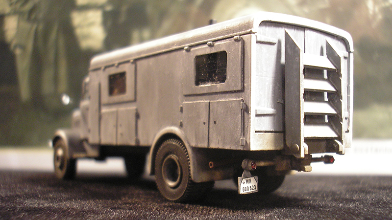 WWII German Mercedes Benz Lo 4500 Chow Wagon - By Rick Hoskinson