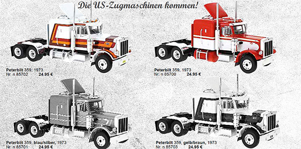 Camion Américain, GMC General, Rouge Bi-ton - BREKINA 85777 - HO 1/87